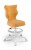 Krzesło dziecięce Petit z podnóżkiem wzrost 159 -188 cm velvet podstawa biała VT35