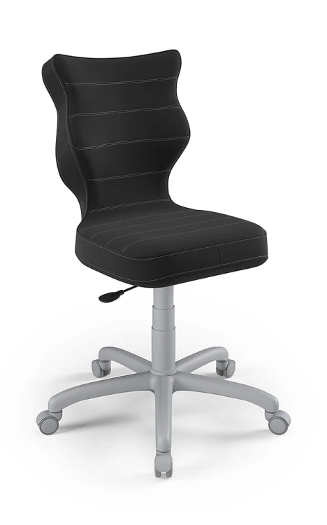 Krzesło dziecięce Petit wzrost 159 -188 cm velvet podstawa szara VT17