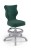 Krzesło dziecięce Petit z podnóżkiem wzrost 159 -188 cm velvet podstawa szara VT05