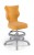 Krzesło dziecięce Petit z podnóżkiem wzrost 159 -188 cm velvet podstawa szara VT35
