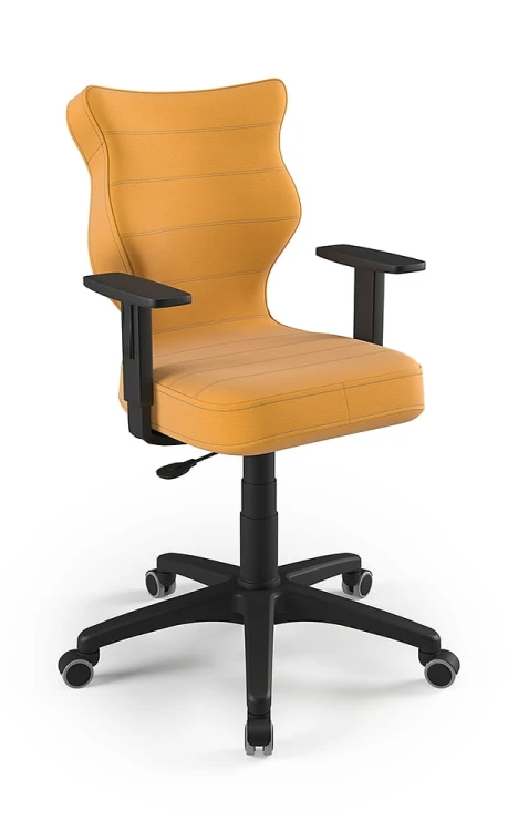 Krzesło młodzieżowe Duo wzrost 146 -176 cm velvet podstawa czarna VT35