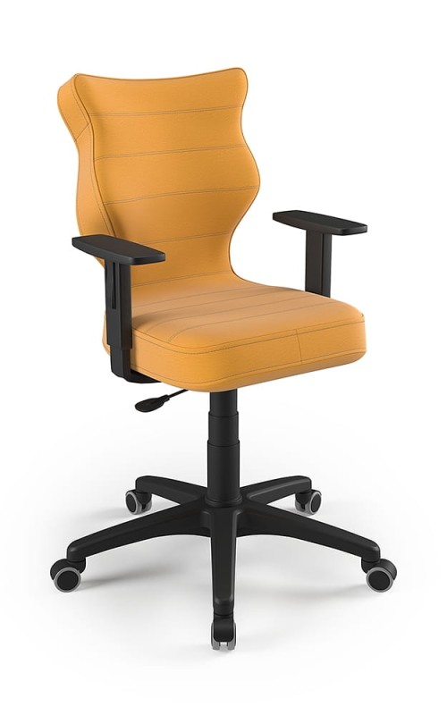Krzesło młodzieżowe Duo wzrost 146 -176 cm velvet podstawa czarna VT35