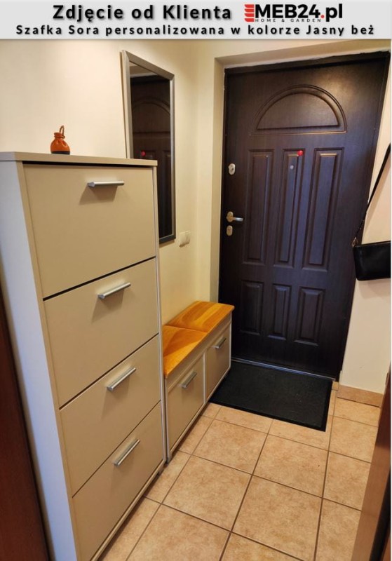 Szafka na buty Sora z siedziskiem - zdjęcie od klienta
