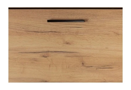 Szafka na buty Montana do przedpokoju z czarnymi uchwytami