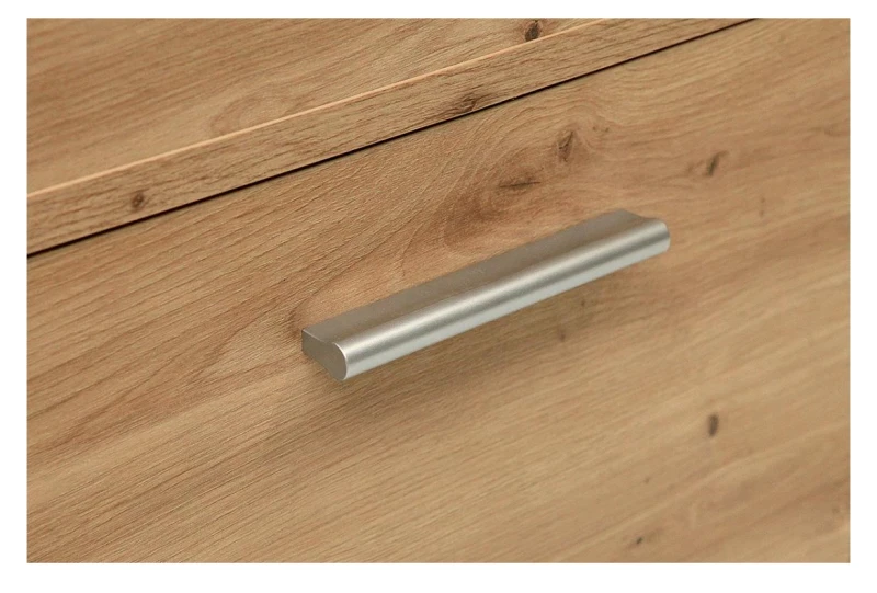 Szafka na buty Sora z siedziskiem srebrne uchwyty