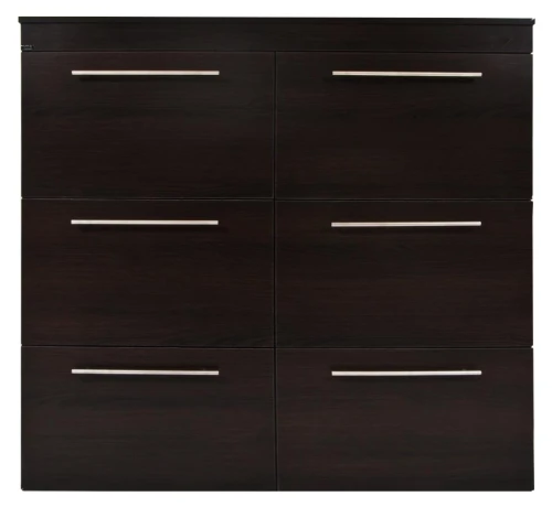 Szafka na buty Rema złożona wisząca z metalowymi koszami