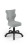 Krzesło dziecięce Petit wzrost wzrost 133-159 cm velvet podstawa czarna VT03