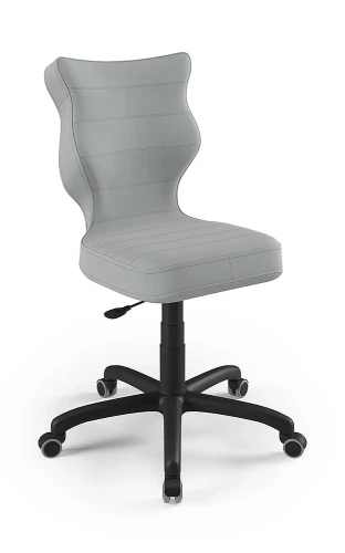 Krzesło dziecięce Petit wzrost wzrost 146 -176,5 cm velvet podstawa czarna VT03