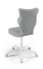 Krzesło dziecięce Petit wzrost wzrost 146 -176,5 cm velvet podstawa biała