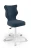 Krzesło dziecięce Petit wzrost wzrost 146 -176,5 cm velvet podstawa biała VT24