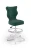 Krzesło dziecięce Petit z podnóżkiem wzrost 146 -176,5 cm velvet podstawa biała VT05