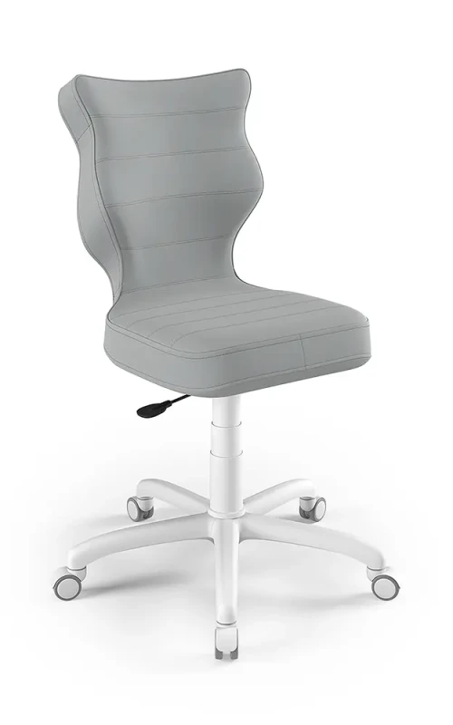 Krzesło dziecięce Petit wzrost 159 -188 cm velvet podstawa biała  VT03