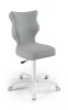 Krzesło dziecięce Petit wzrost 159 -188 cm velvet podstawa biała  VT03