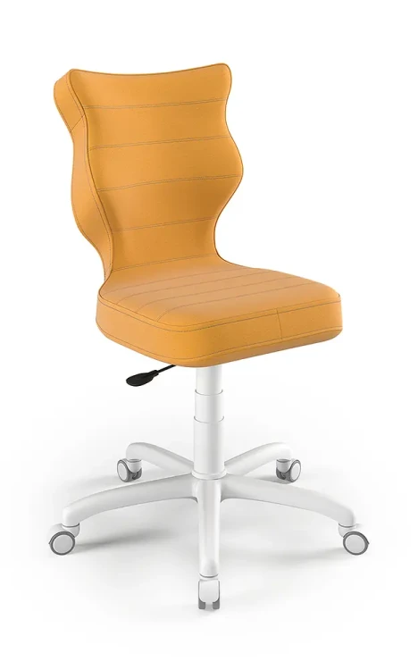 Krzesło dziecięce Petit wzrost 159 -188 cm velvet podstawa biała VT35