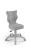 Krzesło dziecięce Petit wzrost 119-142 cm tkanina velvet podstawa szara VT03