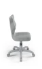 Krzesło dziecięce Petit wzrost 119-142 cm tkanina velvet podstawa szara VT03