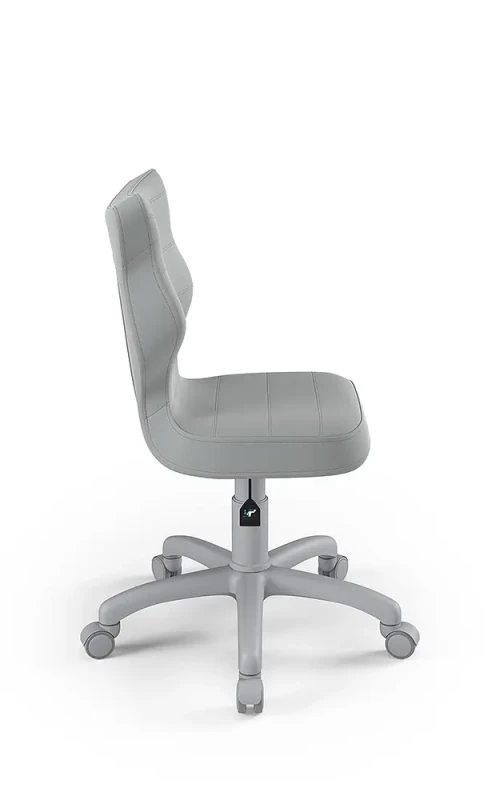 Krzesło dziecięce Petit wzrost 119-142 cm tkanina velvet podstawa szara VT03