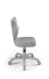 Krzesło dziecięce Petit wzrost 119-142 cm tkanina velvet podstawa szara VT03