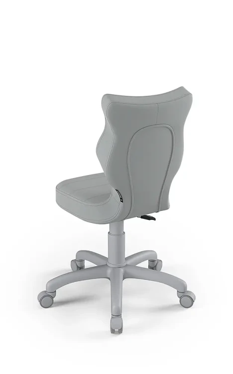 Krzesło dziecięce Petit wzrost 119-142 cm tkanina velvet podstawa szara VT03
