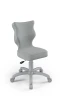 Krzesło dziecięce Petit wzrost 119-142 cm tkanina velvet podstawa szara VT03