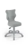 Krzesło dziecięce Petit wzrost 119-142 cm tkanina velvet podstawa szara VT03