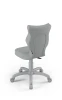 Krzesło dziecięce Petit wzrost wzrost 146 -176,5 cm velvet podstawa szara VT03