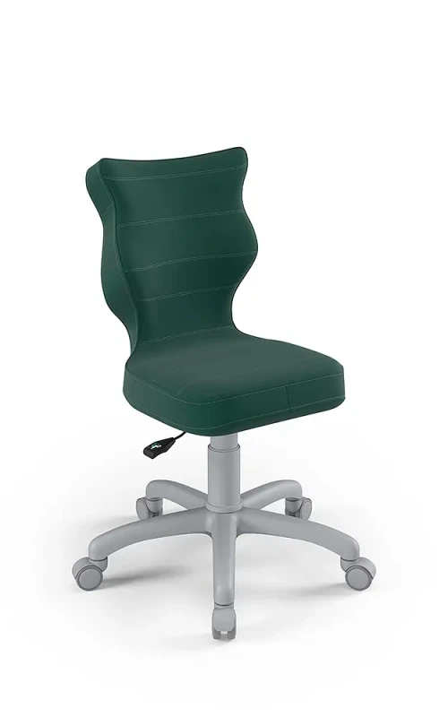 Krzesło dziecięce Petit wzrost wzrost 146 -176,5 cm velvet podstawa szara VT05