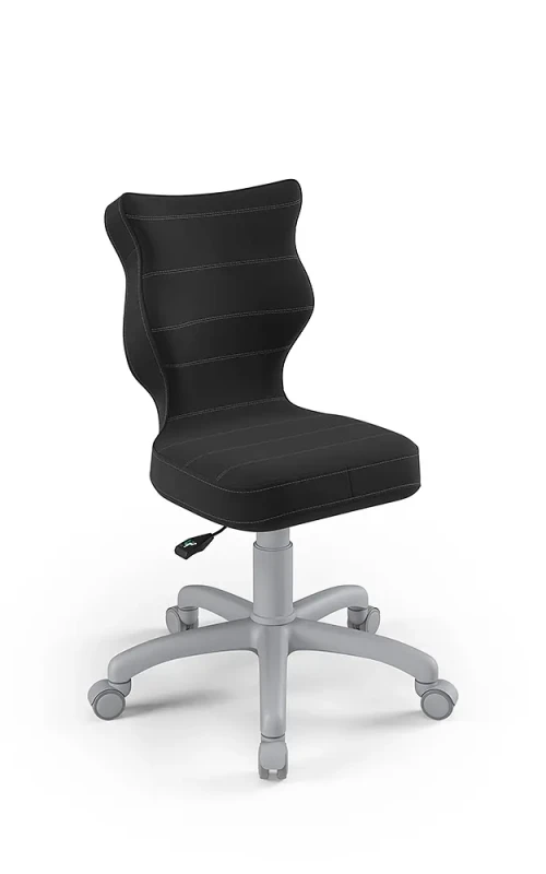 Krzesło dziecięce Petit wzrost wzrost 146 -176,5 cm velvet podstawa szara VT17