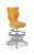 Krzesło dziecięce Petit z podnóżkiem wzrost 146 -176,5 cm velvet podstawa szara VT35