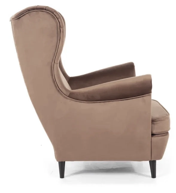 Fotel uszak Lord Velvet beżowy Bluvel 28