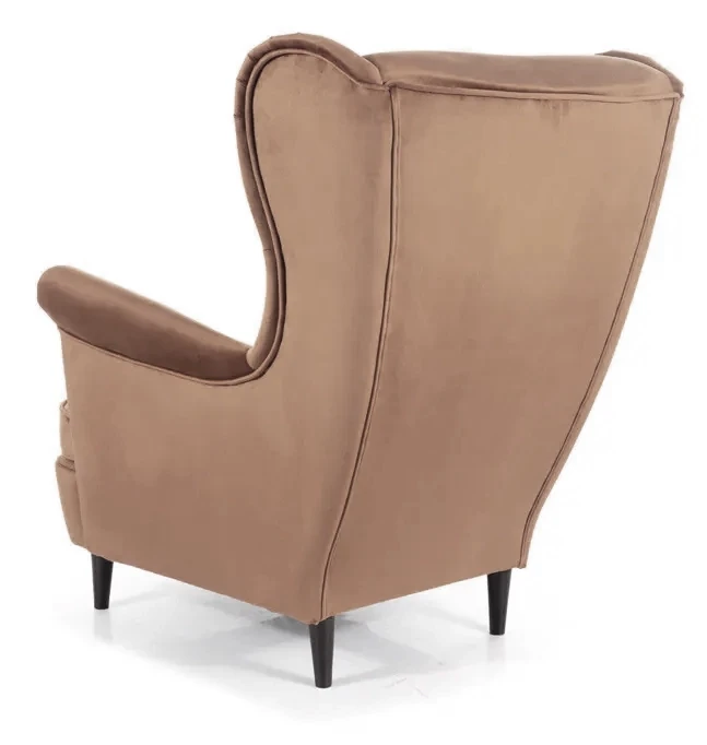 Fotel uszak Lord Velvet beżowy Bluvel 28