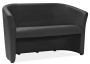 Sofa TM-2 ekoskóra czarny
