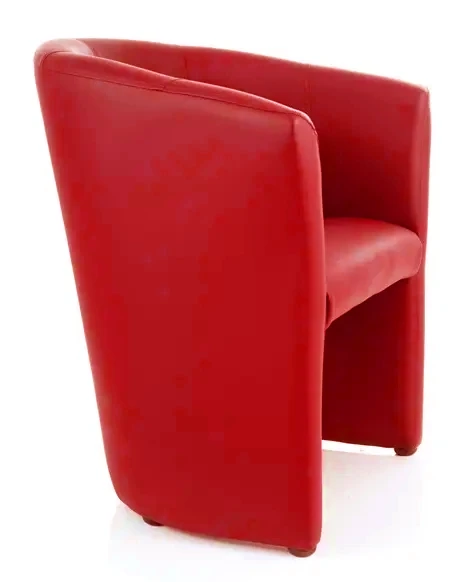 Fotel TM-1 ekoskóra czerwony