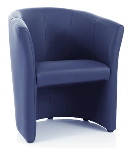 Fotel TM-1 ekoskóra granatowy