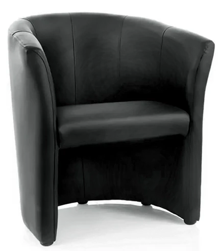 Fotel TM-1 ekoskóra czarny