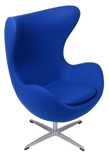 Fotel Jajo niebieski ciemny kaszmir 118 Premium