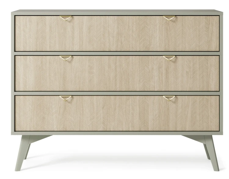 Komoda Forest eukaliptus/jodełka scandi 106 cm