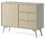 Komoda Forest II eukaliptus/jodełka scandi 106 cm