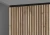 Witryna regał SENTO z LED 104x126x39 cm czarny/dąb wotan