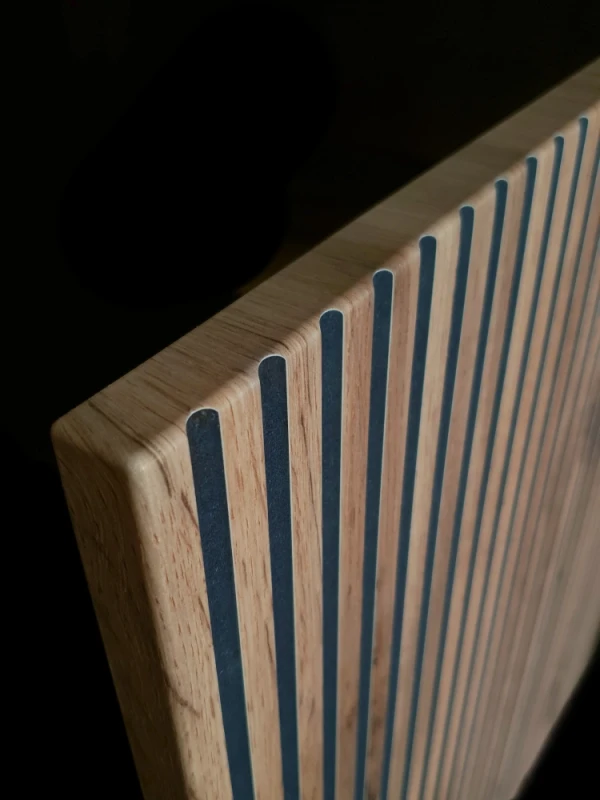 Witryna regał SENTO z LED 104x166x39 cm czarny/dąb wotan