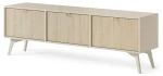 Szafka RTV Forest beż piaskowy/jodełka scandi 158 cm
