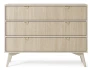 Komoda Forest beż piaskowy/jodełka scandi 106 cm