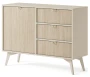 Komoda Forest II beż piaskowy/jodełka scandi 106 cm