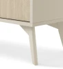 Regał witryna beż piaskowy/jodełka scandi 160 cm