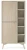 Regał witryna beż piaskowy/jodełka scandi 160 cm