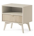 Szafka nocna Forest beż piaskowy/jodełka scandi 54 cm