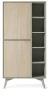 Regał witryna eukaliptus/jodełka scandi 160 cm
