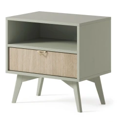 Szafka nocna Forest eukaliptus/jodełka scandi 54 cm