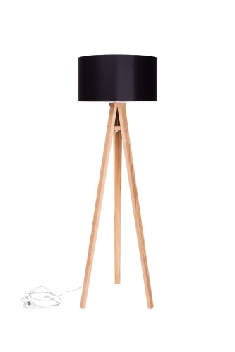 Lampa podłogowa na trzech nogach jesionowa