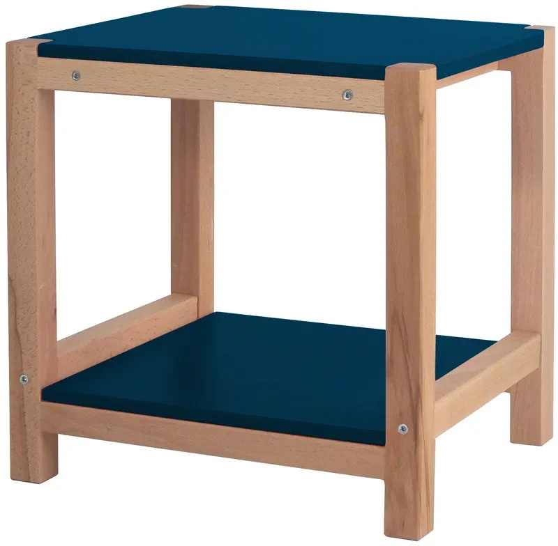 Stolik Pomocnik Stołek TRIVENTI 35x40x40 cm petrol blue